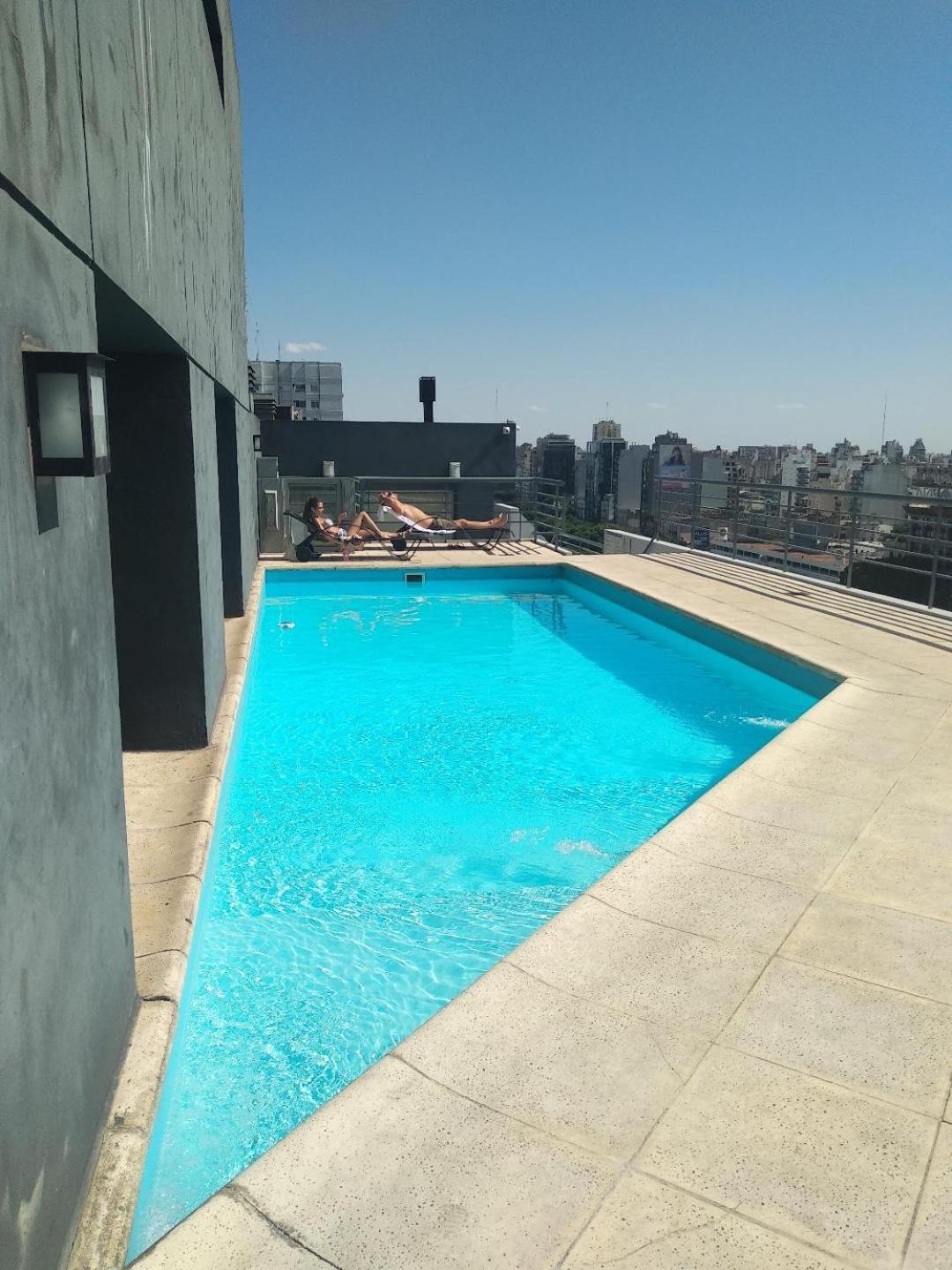 Apart 1013 Con Piscina Gimnasio Laundry Y Seguridad 24 Hs Buenos Aires Kültér fotó
